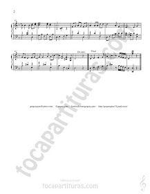 2 Partitura de Piano Caballo Viejo Partituras para Pianistas pinchando aquí Old Hourse Sheet Music for Piano by Simon Díaz