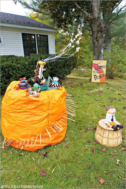 James en el Return of the Pumpkin People de Jackson en New Hampshire