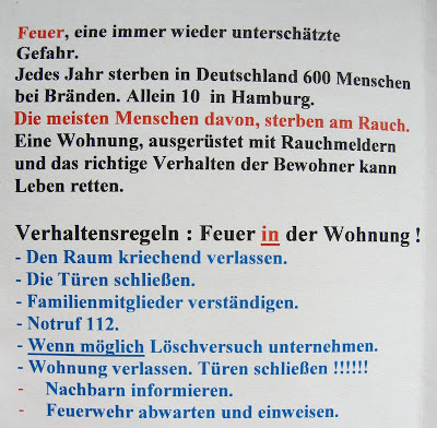 Verhalten bei Feuer