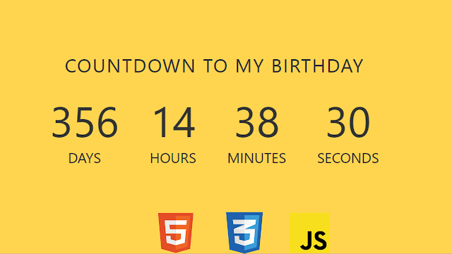 countdown timer html code