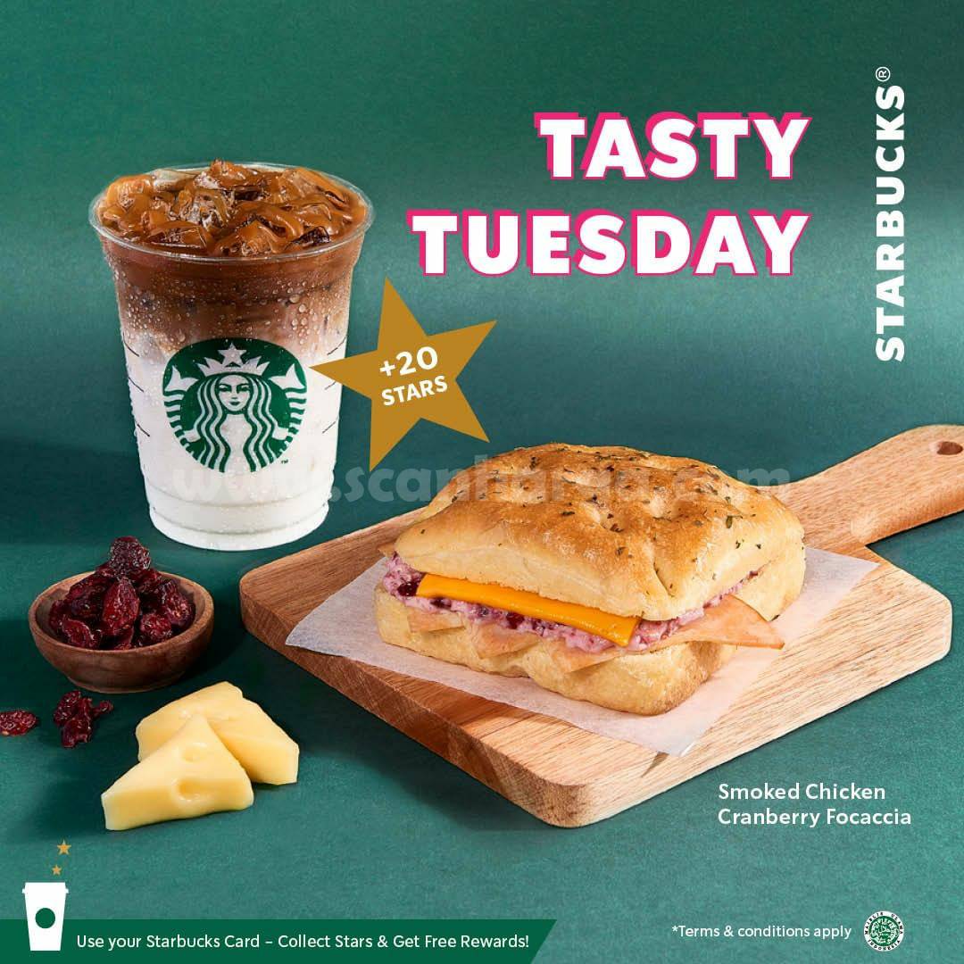 STARBUCKS Promo TASTY TUESDAY Dapatkan DISKON 50%