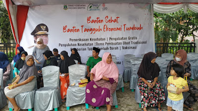 Kelurahan Walantaka Fasilitasi Dinkes Provinsi Banten, Gelar HKN ke-58