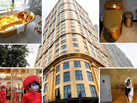 Vietnam opens world's 'first' gold-plated hotel.