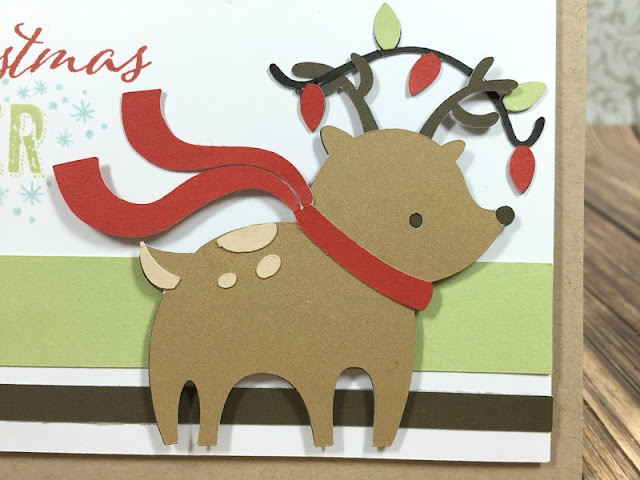 Cricut Reindeer card