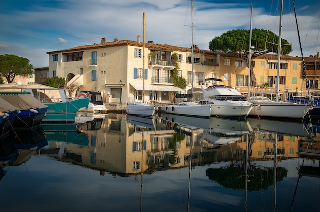 Water sports enthusiasts enjoying the azure waters and vibrant beach culture of the French Riviera.