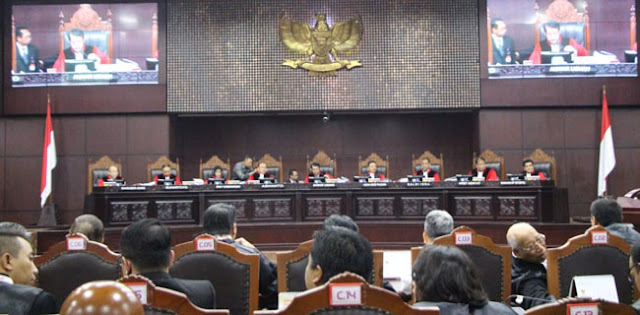 Jadwal Hasil Sidang MK Sengketa Pilpres 2019