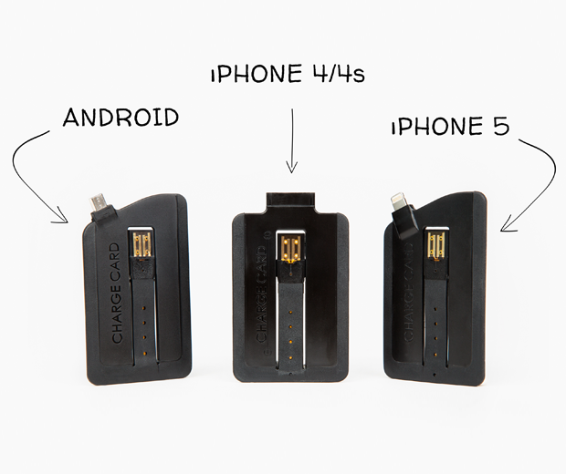 The ChargeCard: A Super Slim USB Cable For Your Phone