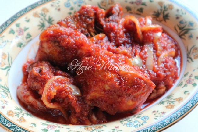 Ayam Masak Merah Sedap Dan Mudah Azie Kitchen