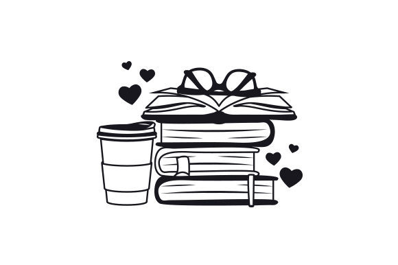Stack of Books and Coffee