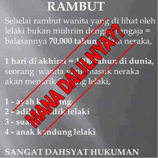 32+ Hadits Shahih Tentang Sehelai Rambut Wanita