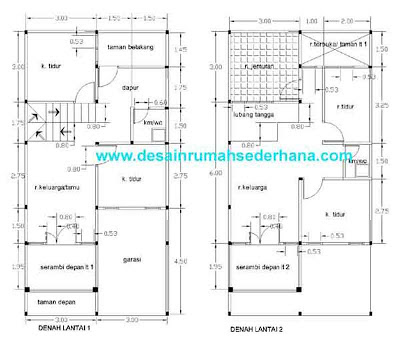 Gambar Denah Rumah Sederhana KPR -04