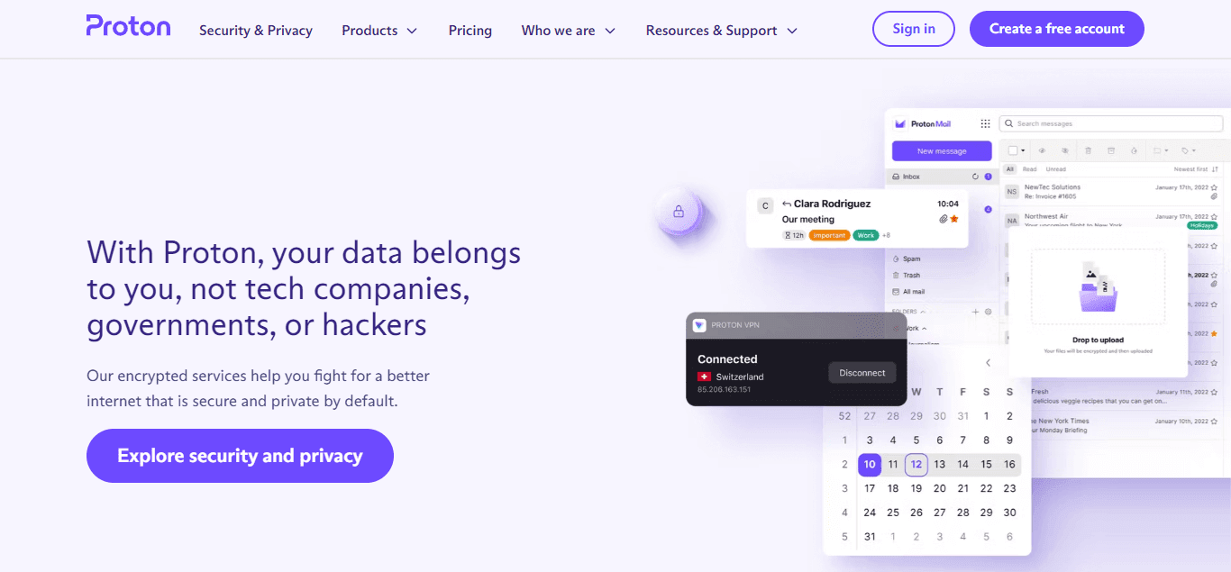 ProtonMail Best Free Mail Service And Best Futures