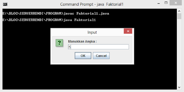 Java - Factorial Program using recursion