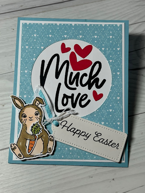 Easter Card with Bunny from Stampin' Up! Easter Bunny Stamp Set
