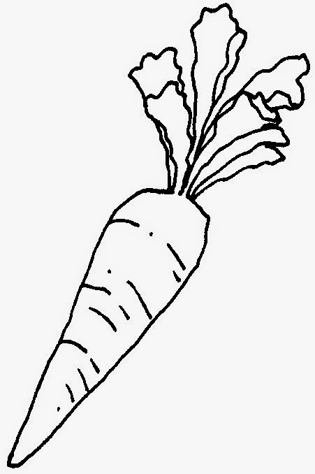 Dunia Sekolah: Gambar Hitam Putih (Drawing) - Buah & Sayuran