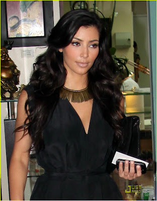 kim kardashian hair highlights