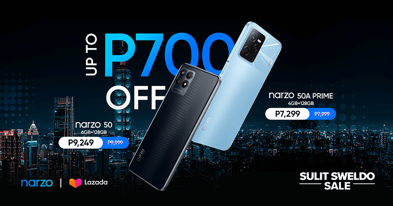 Deal: realme narzo 50 series gets up to PHP 750 off on Lazada!