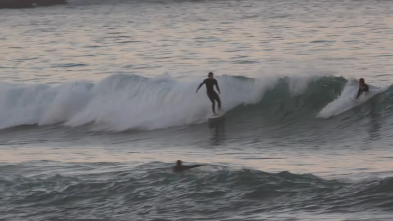 Sweet November waves in Zarautz