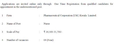 Nursing Job Opportunities Kerala PSC
