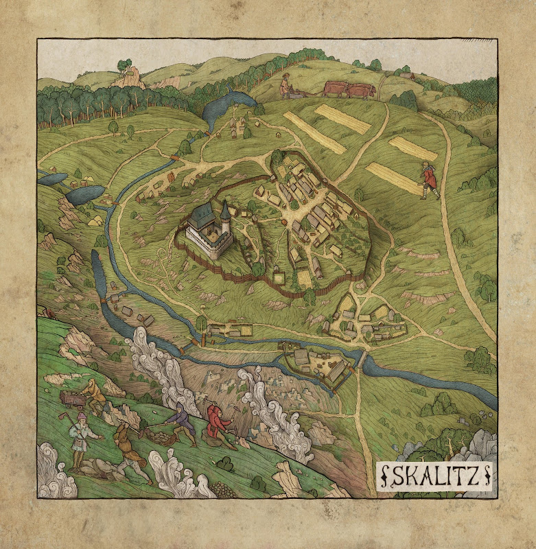 Kingdom Come: Deliverance Skalitz Town Map
