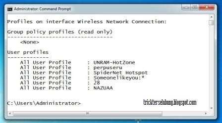 Cara Mengetahui Password Wifi Menggunakan CMD