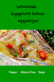 roasted eggplant and vegetable appetizer 