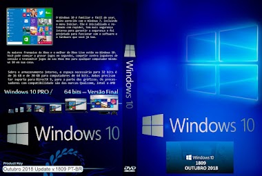 Windows 10 Pro x64-Bits Outubro 2018 Update v.1809 PT-BR ISO Oficial Microsoft Download - MEGA