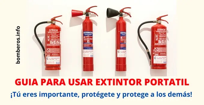 Guía para usar un extintor portátil