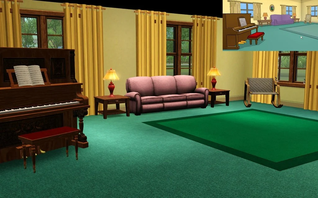 Redditor recreates \u0026quot;Family Guy\u0026quot; house using The Sims 3   | The Daily Dot