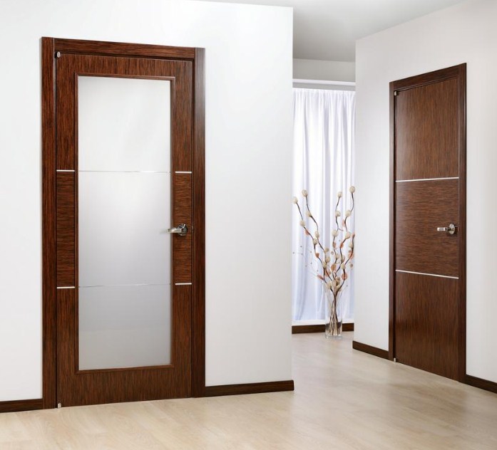 27 contoh gambar Model desain pintu minimalis kayu jati 