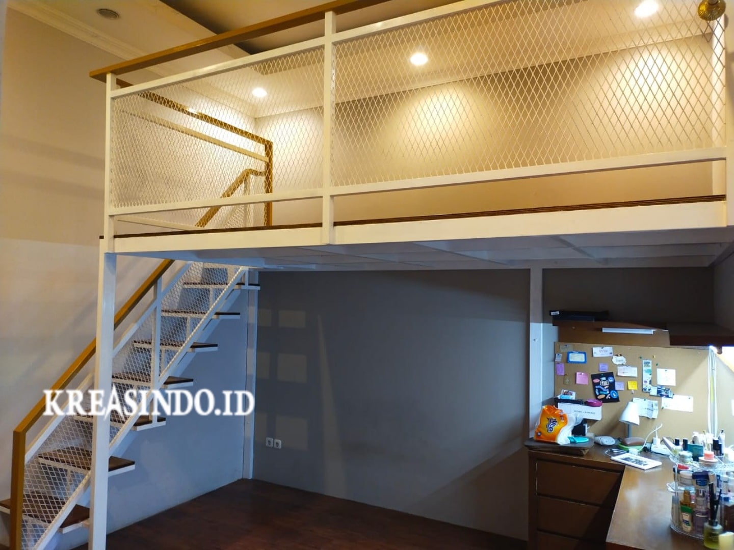 Mezzanine Didalam Kamar Tidur Pesanan Bpk Milfan di Bintaro