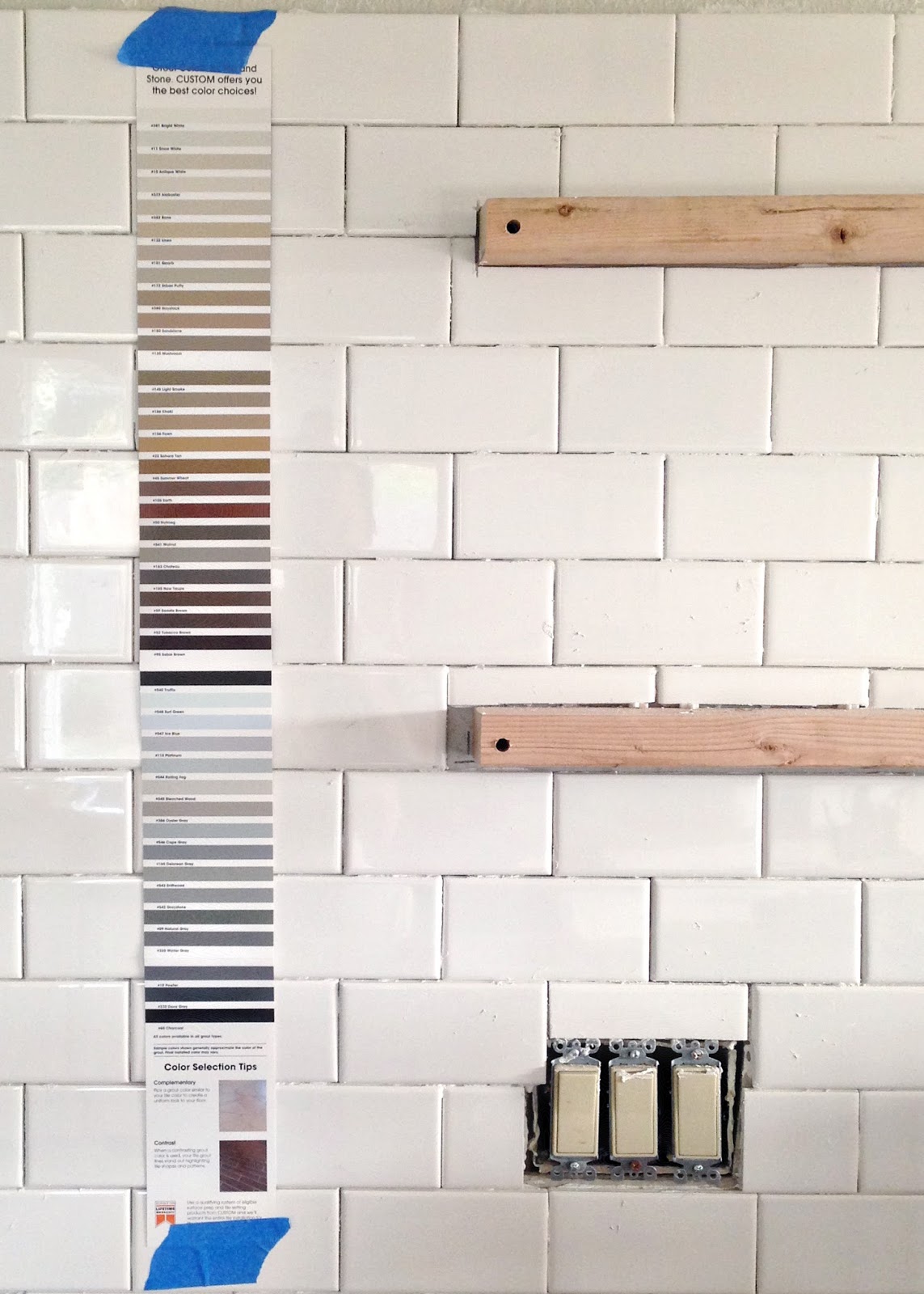 Subway tile installation   tips on grouting with Fusion Pro  Averie Lane: Subway tile 