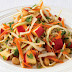 Carrot salad with cabbage and peanuts