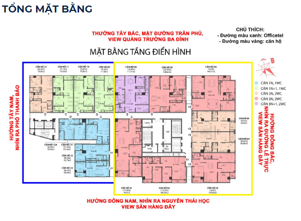 CHUNG CƯ DISCOVERY CENTRAL 67 TRẦN PHÚ -  VỊ TRÍ TRUNG TÂM CỦA TRUNG TÂM