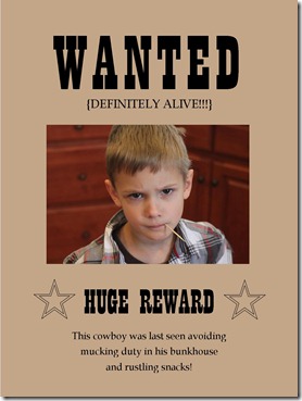 Wanted poster