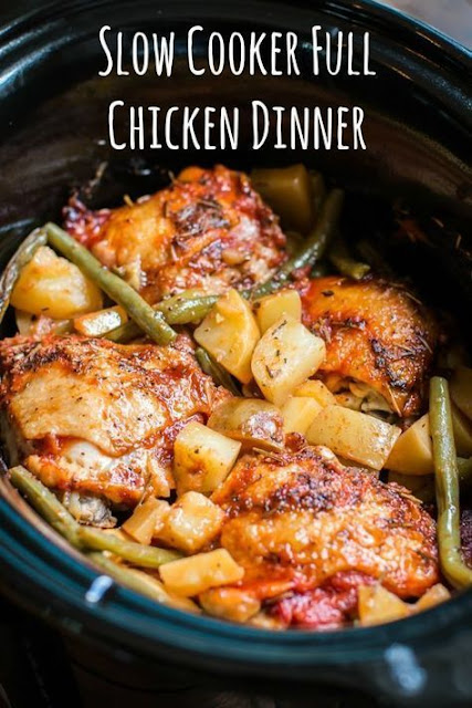 Slow Cooker Full Chicken Dinner Recipe