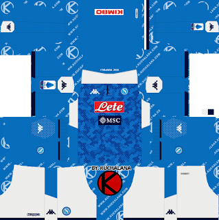 SSC Napoli 2019/2020 Kit - Dream League Soccer Kits