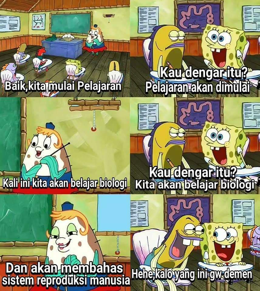 Download Kumpulan 67 Meme Spongebob Indonesia Lucu Terkeren