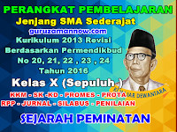 Buku Sejarah Peminatan Kelas 10 Kurikulum 2013