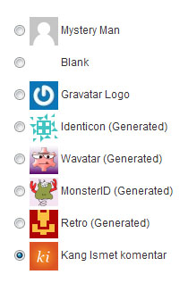 mengganti default avatar wordpress