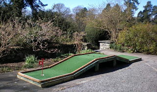 Crazy Golf at the Lake District Visitor Centre in Brockhole on Windermere