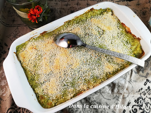 Parmentier de colin aux brocolis et tomates séchées