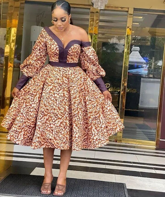 Ankara Styles For Ladies Free Gown.