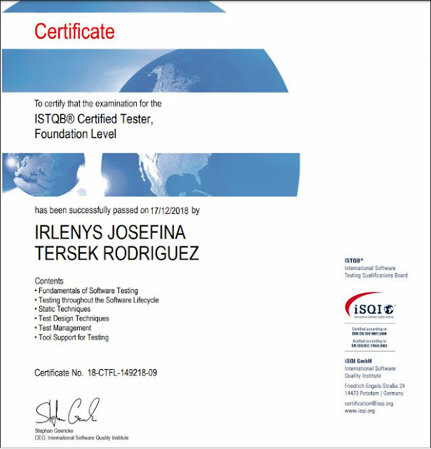 ISTQB Certified Tester Foundation Level