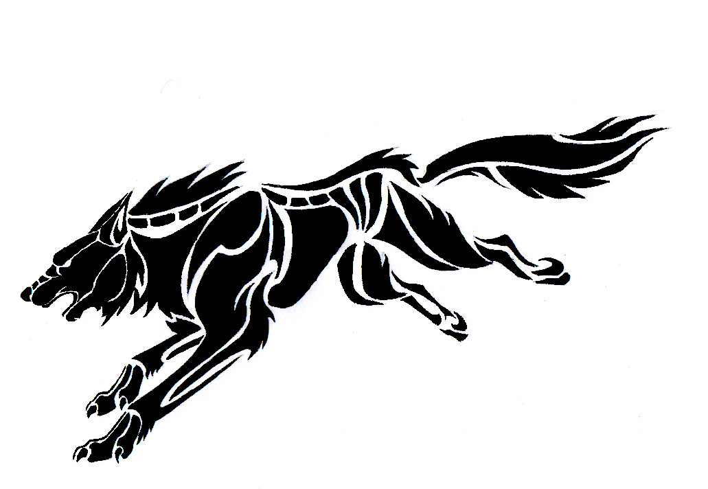 Tribal Tattoo Design 308 » If you pick one of those tribal wolf tattoos,