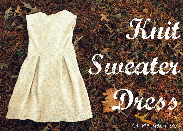 sweater dress sewing tutorial