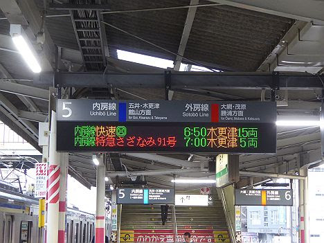 【まさかの専用HMは？】さざなみ91号・新宿さざなみ93号　木更津行き　E257系500番台・255系