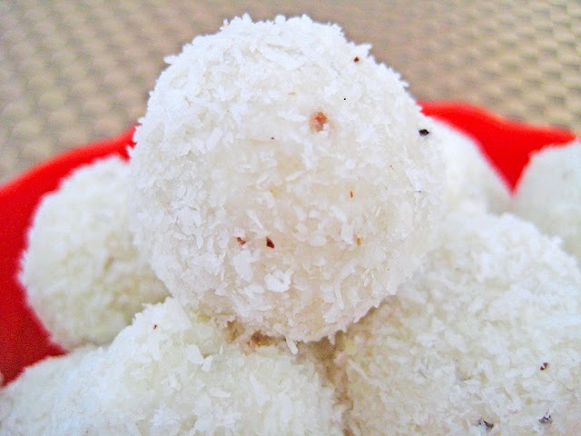 Newari laddu | Coconut ladoo recipe with condensed milk