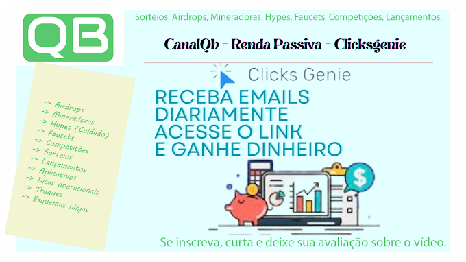 CanalQb - Renda Passiva - Clicksgenie