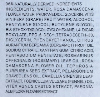 Ingredients of Three Aiming Lotion